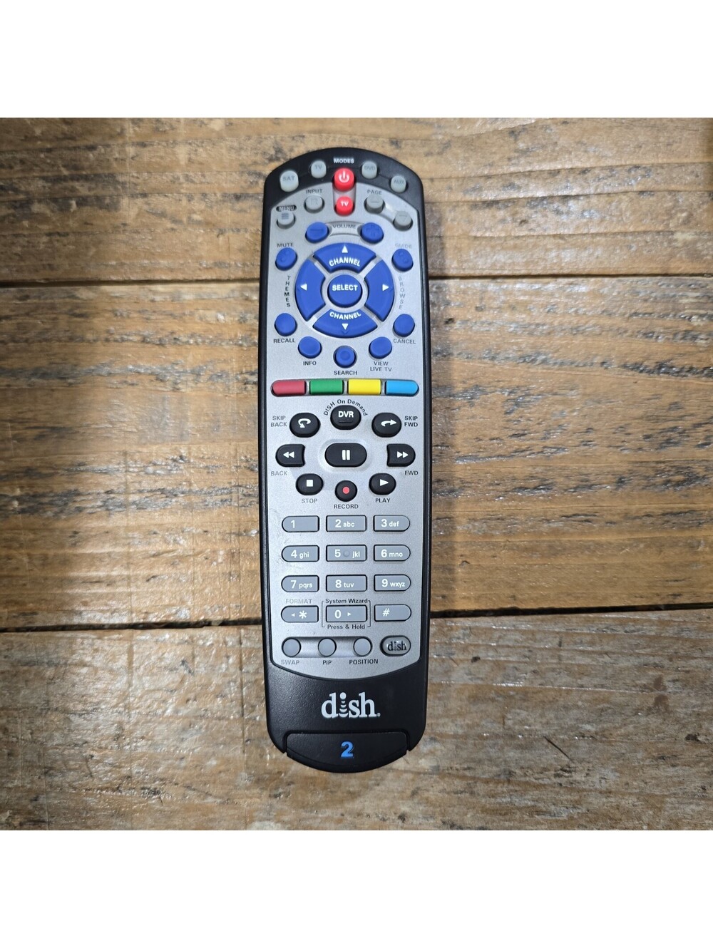 Dish Network 21.1 IR/UHF Pro#2 194248 Remote Control Tested/Works (B10)
